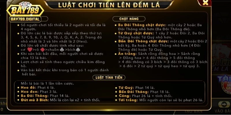 Tất tần tật về luật chơi tiến lên tại nhà cái