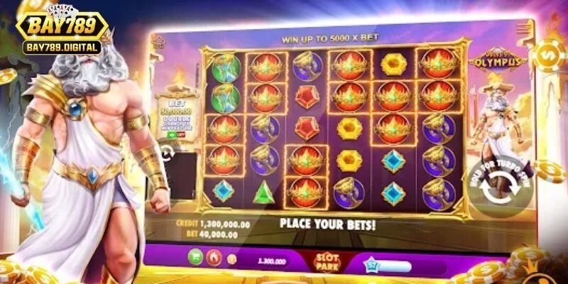 Game slot với hình ảnh của các vị thần Hy Lạp