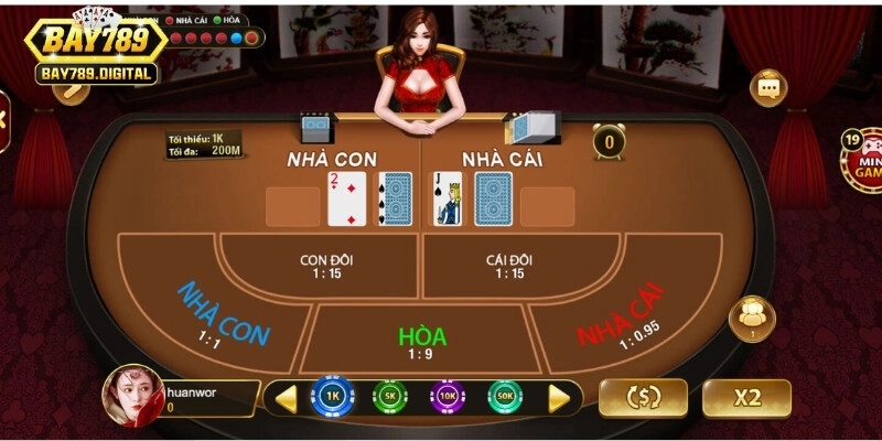 Baccarat là game bài Tây cũng sử dụng bộ bài 52 cây