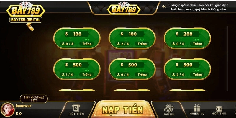 Poker sử dụng bộ bài tiêu chuẩn 52 lá khá phổ biến